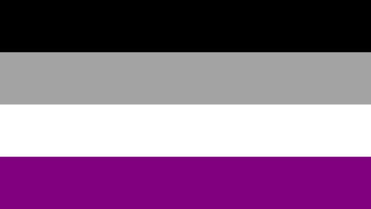 vlag aseksualiteit